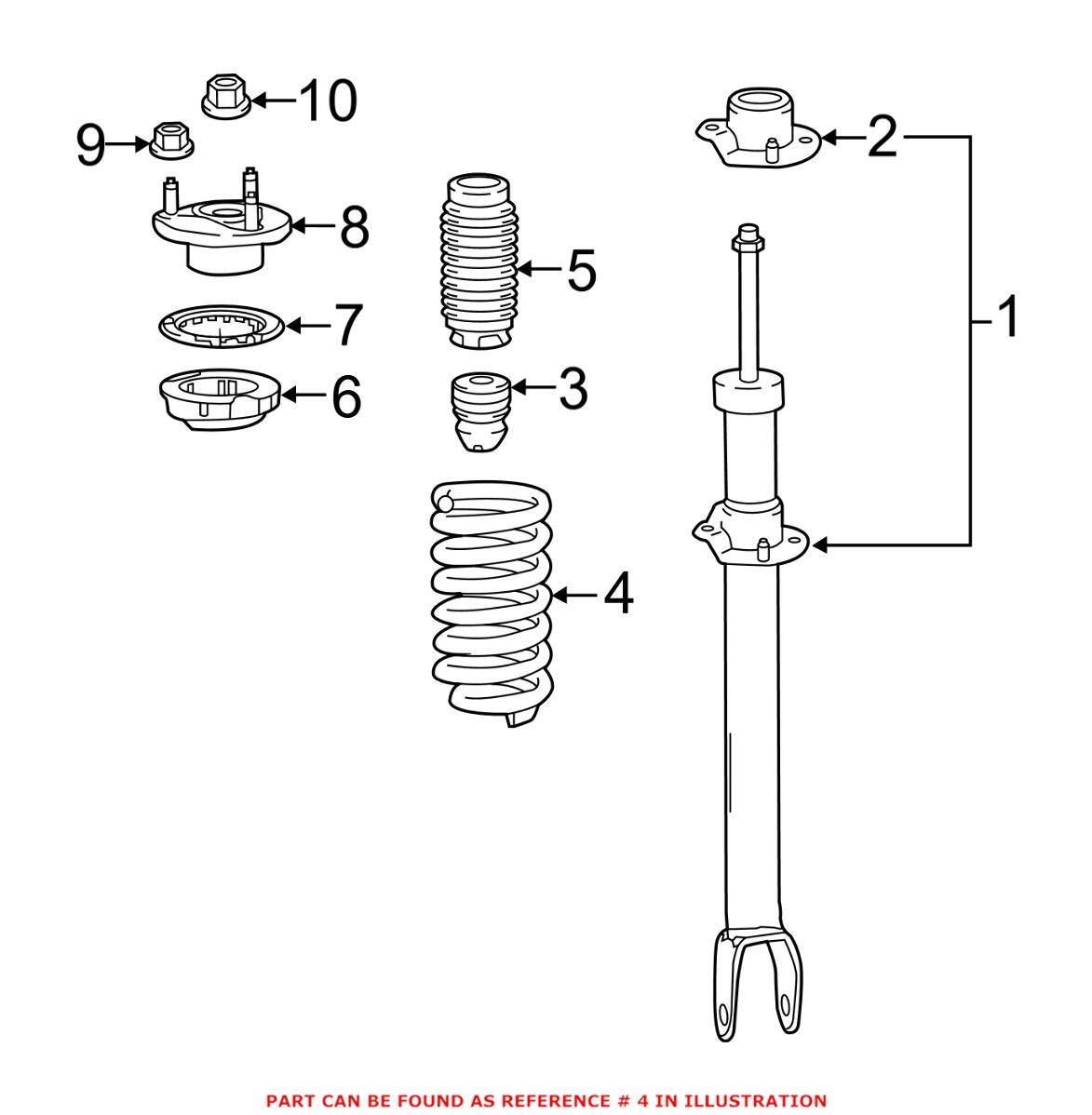 Mercedes Coil Spring - Front 2053211404